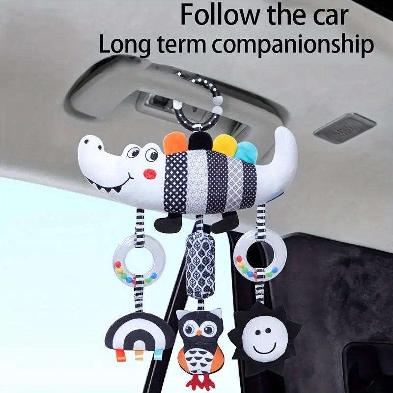 Baby Wind Chime Hanging Ornament Car Toy - Caterpillar or Crocodile